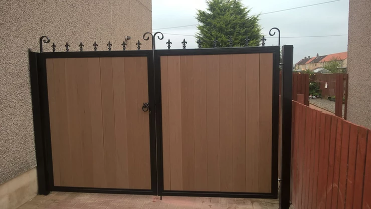 Maintenance free metal & composite gates